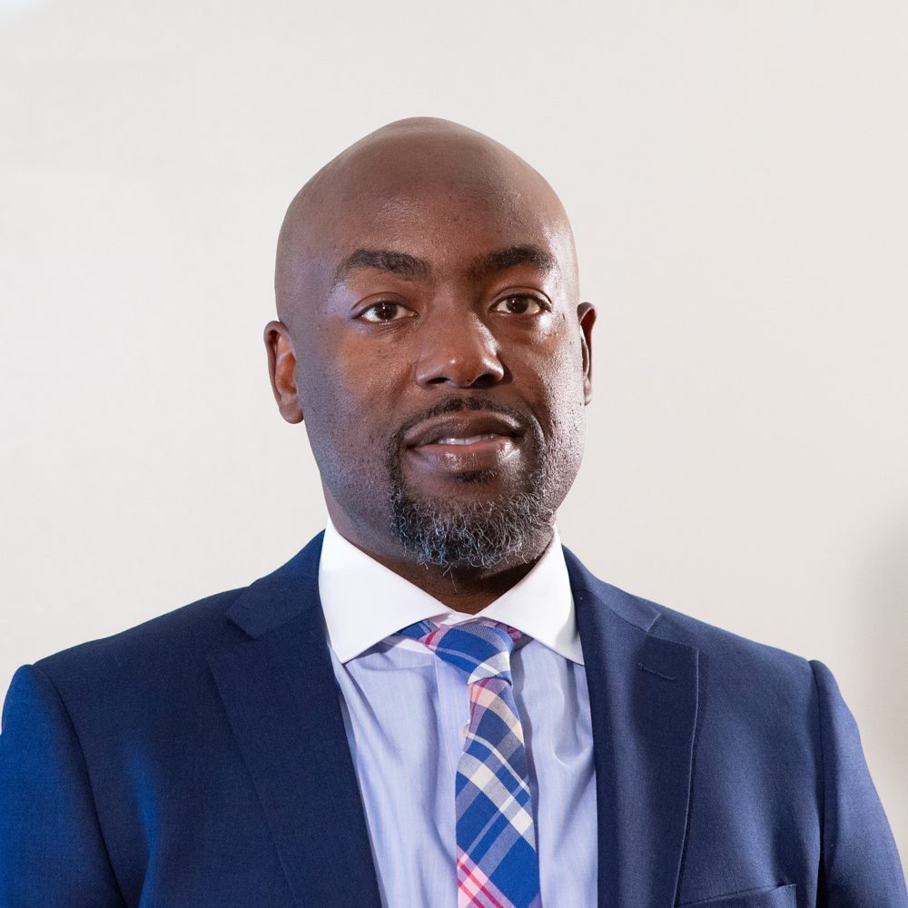 black-american man in business attire