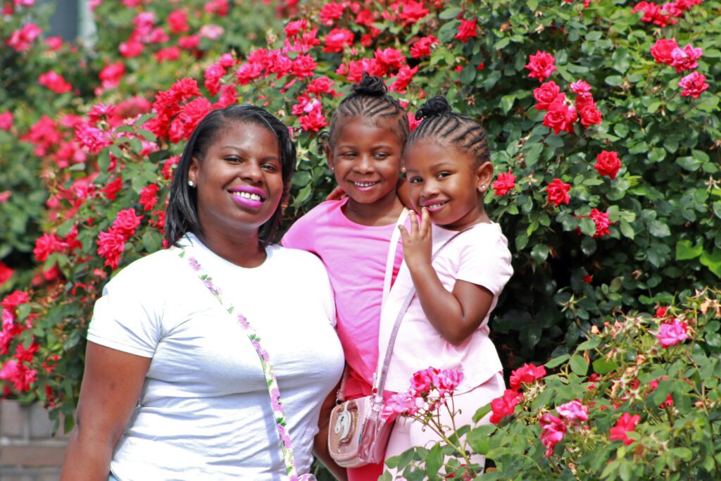 Brittany and her two daughters